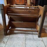 Two-seater wooden schoolboy desk