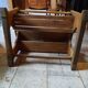 Two-seater wooden schoolboy desk