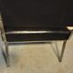 Driver skaï black armchair