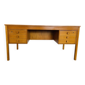 Bureau en chêne danois vintage rétro des années 60 par Domino Møbler.