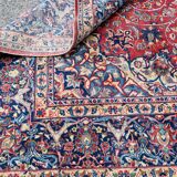 Grand tapis d'Orient Ancien Persan Iran Ispahan - Dim: 4.17 X 3.15 Mètres