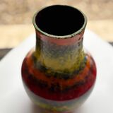 Multicolored vase