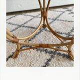 Table basse en rotin