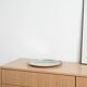 Round stainless steel tray, Danish design, 1970s, made in Denmark