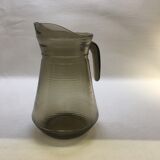 Carafe de cantine en verre ambré