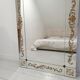 Large brasserie bistro mirror in eglomised glass