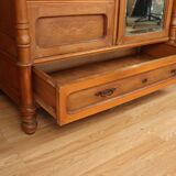 Thonet style curved wood cabinet