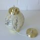 Art Deco redesign pendant lamp  / marbled glass antique hanging lamp