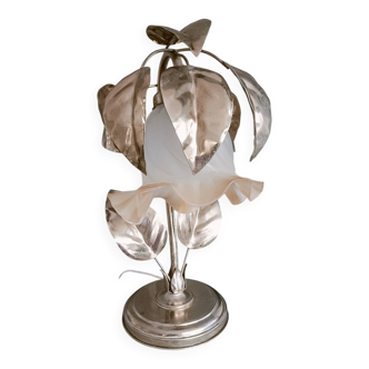 Lampe de table feuilles fleur 70'
