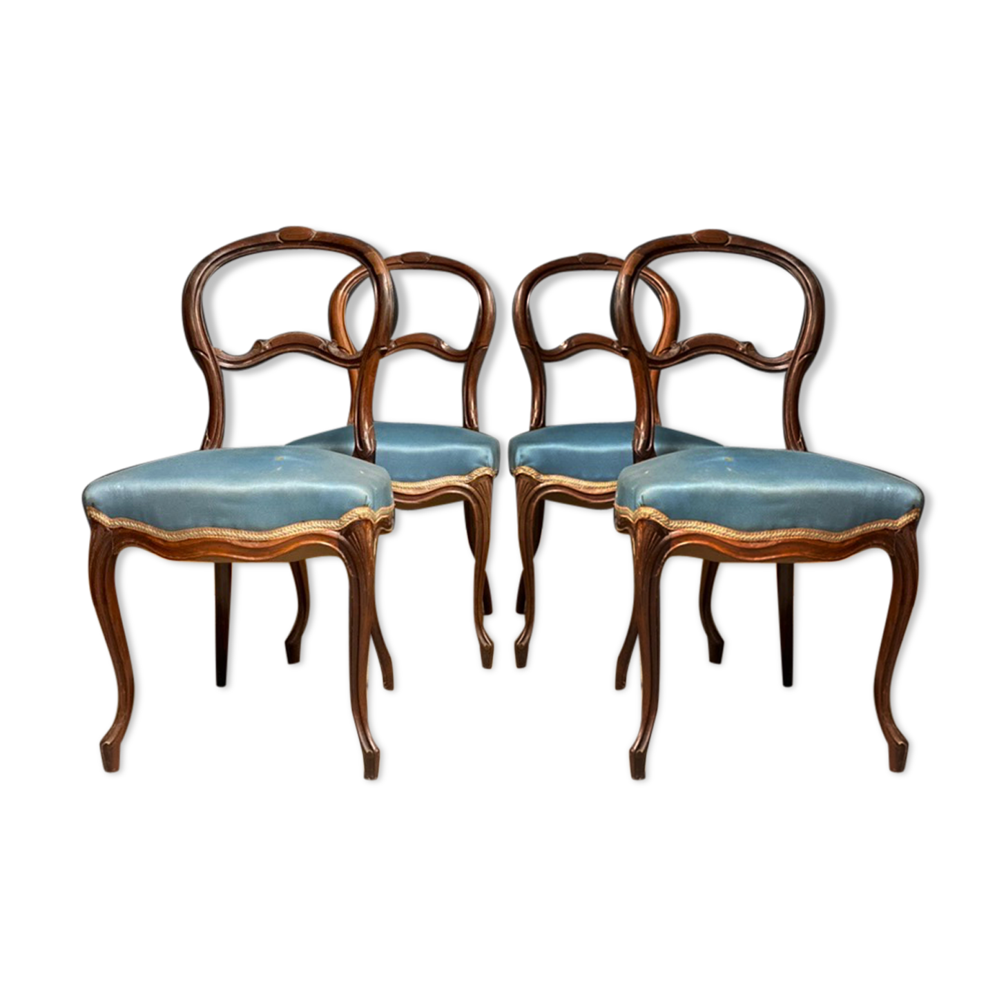 Série de 4 chaises XIXeme Napoléon III
