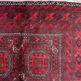 Tapis Baluch afghan ancien fait main, 105 cm x 212 cm (3,4 pi x 6,9 pi), années 1930 - 1C1159