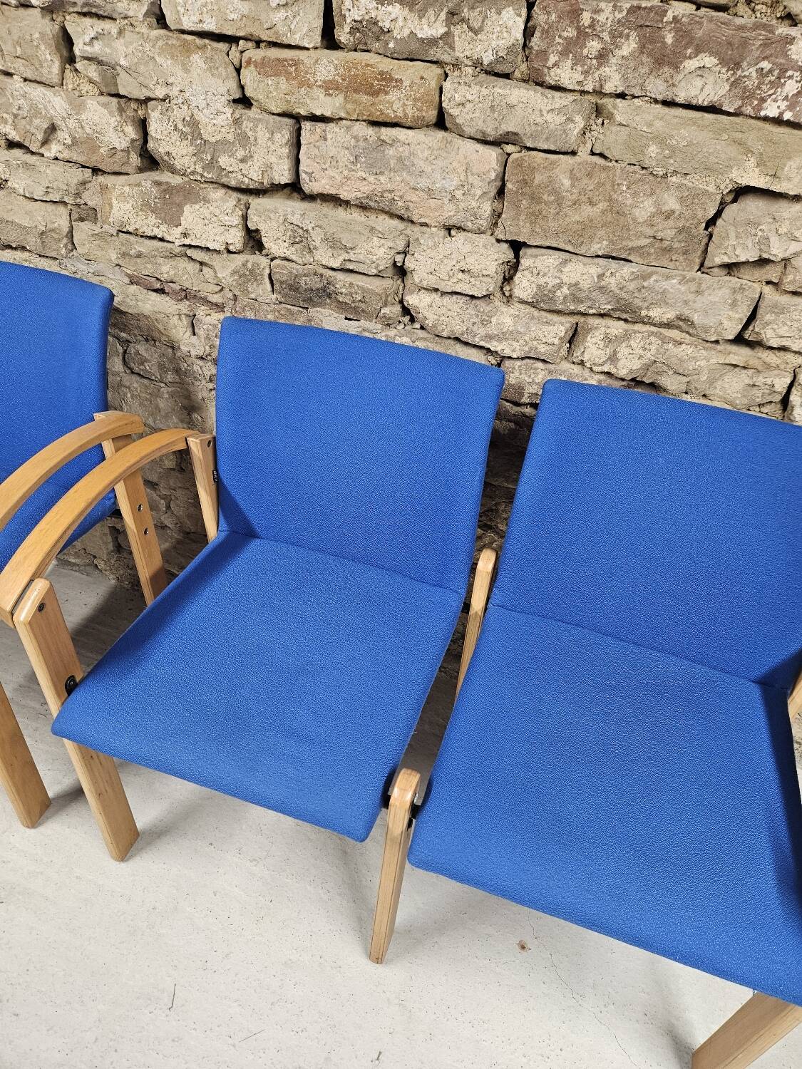 Set of 2 waiting room benches 1980/90