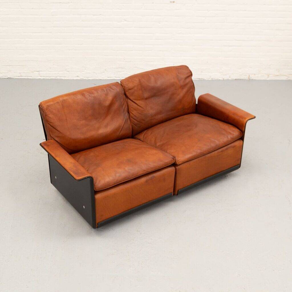 Dieter Rams Vitsoe two-seater sofa 1970s