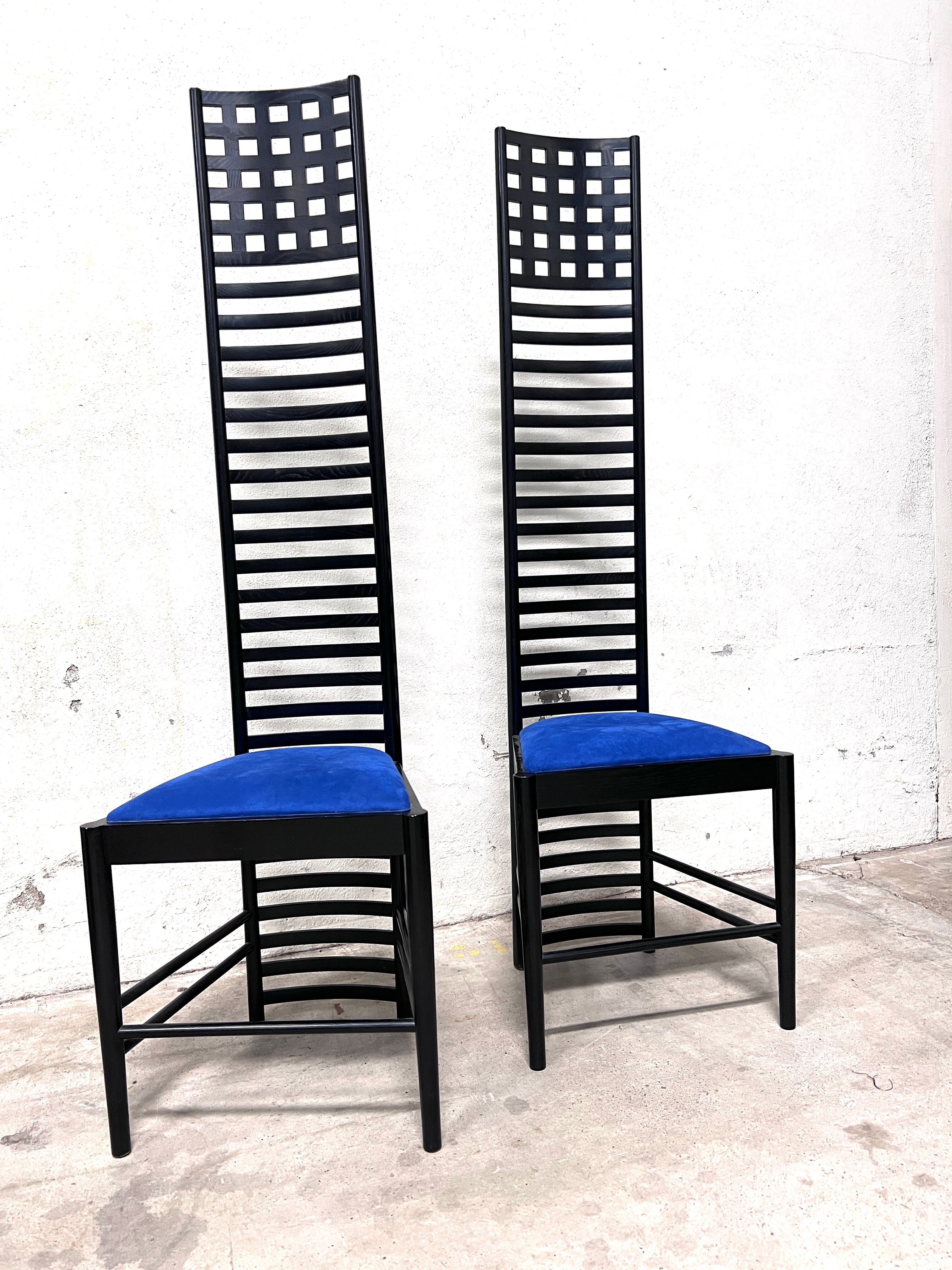 Paire de chaises Hill House par Mackintosh