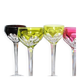 Saint-Louis Bristol Joseph overlay red crystal decanter and 6 liqueur glasses