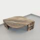 Vintage marble coffee table from the 1970s.
