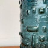 Brutalist Glass Bulb Vase Mid-Century Model F231 by Emil Funke for Gral