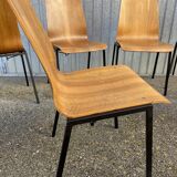 6 chairs Design Drabert Germany 1970 Scandinavian vintage