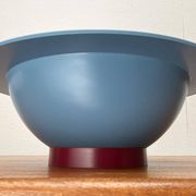 Euclid salad bowl from the Italian postmodern series by Michael Graves for Alessi, 1980s.