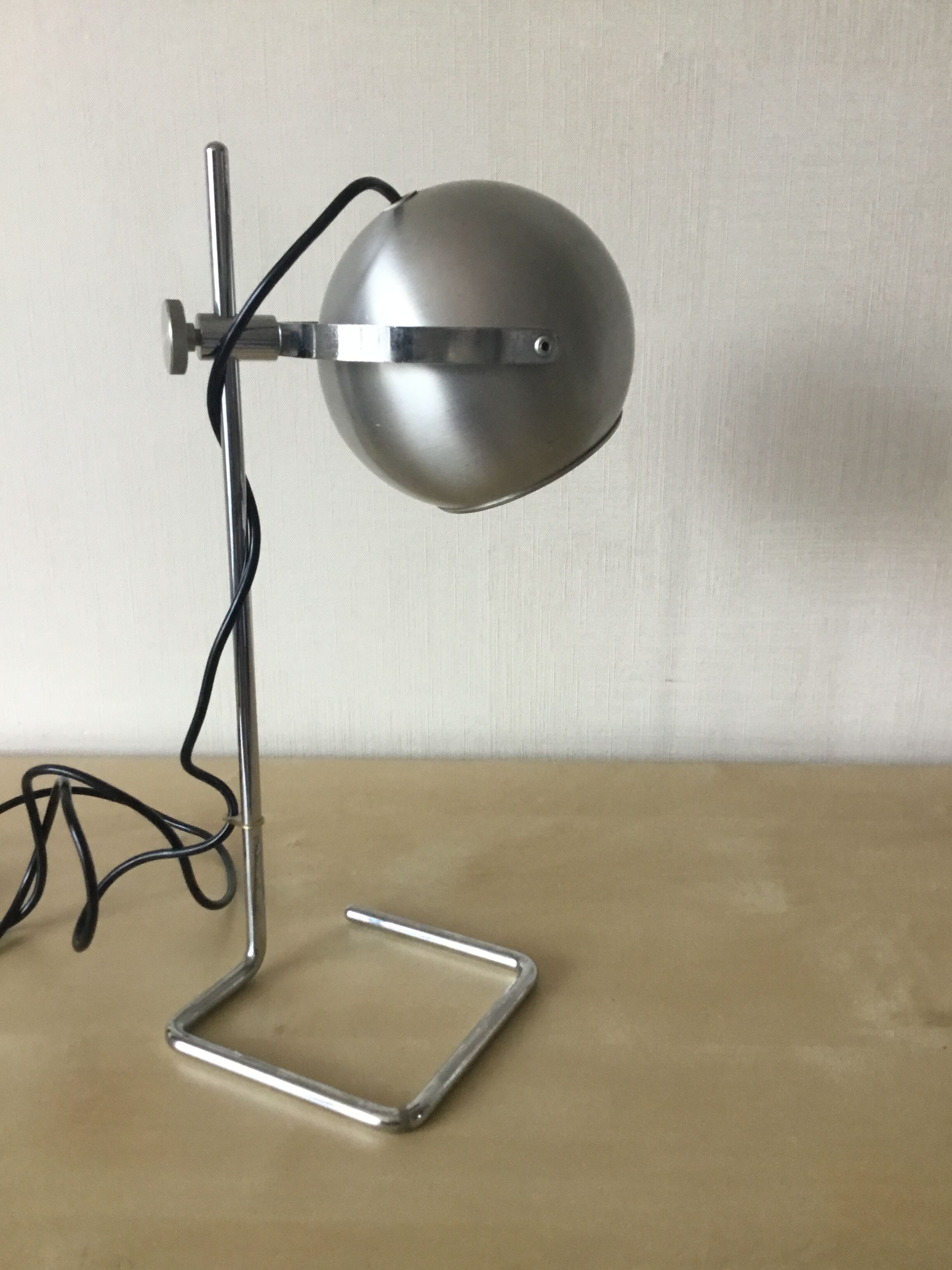 Lampe de bureau eye ball vintage