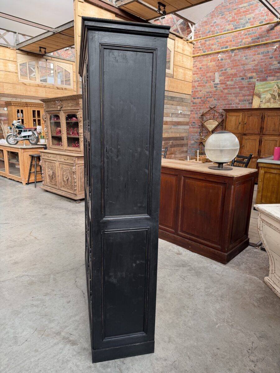 Patinated museum display case