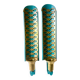 Swedish Grace Pair of Wall Candle holders Sconces in painted metal & b