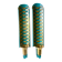 Swedish Grace Pair of Wall Candle holders Sconces in painted metal & b