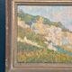 Original Swedish Oil on Canvas – “Landscape” by B. Hallberg – Signed – Vintage & Framed – 50 × 33 cm