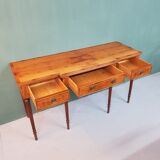 Classic english Taxus veneer wall table