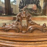 Louis XV Style Walnut Display Cabinet