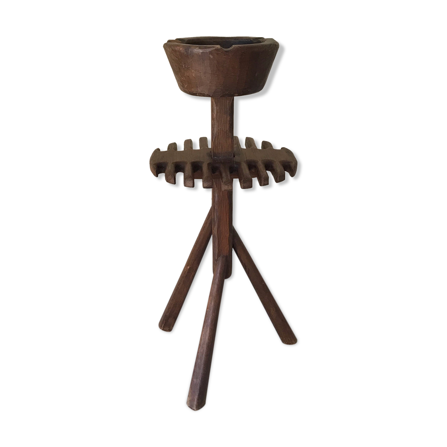 Ashtray on brutalist feet 60s