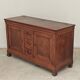 Antique solid wood workbench, dough cabinet from the 18th century.