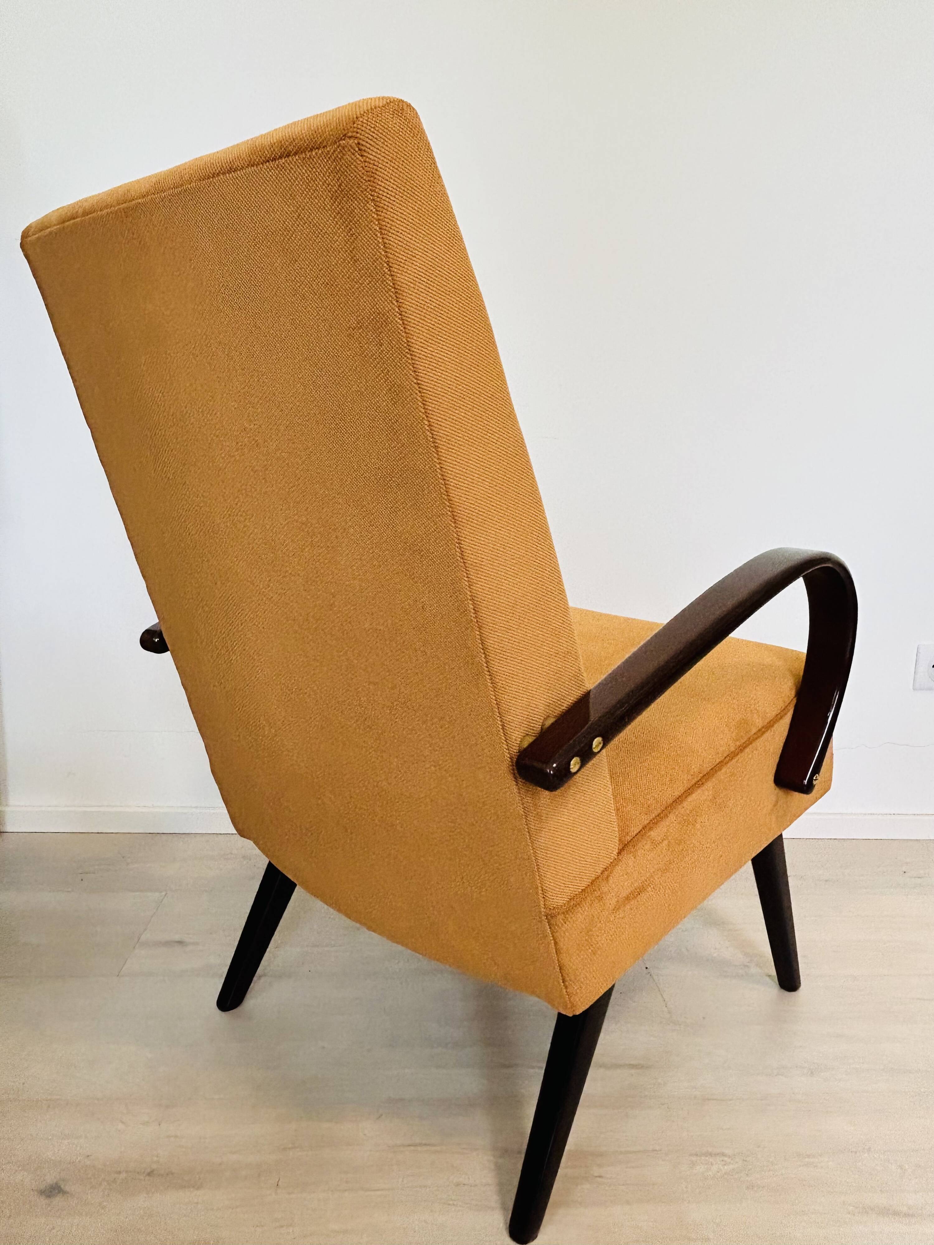Vintage Armchair by Jaroslav Smidek for TON