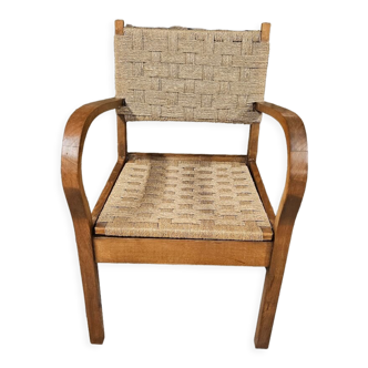 Vintage rope armchair