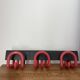 Italian design wall coat rack