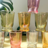 Aperitif service, cooked wine, port or liqueur Verrerie de Monaco