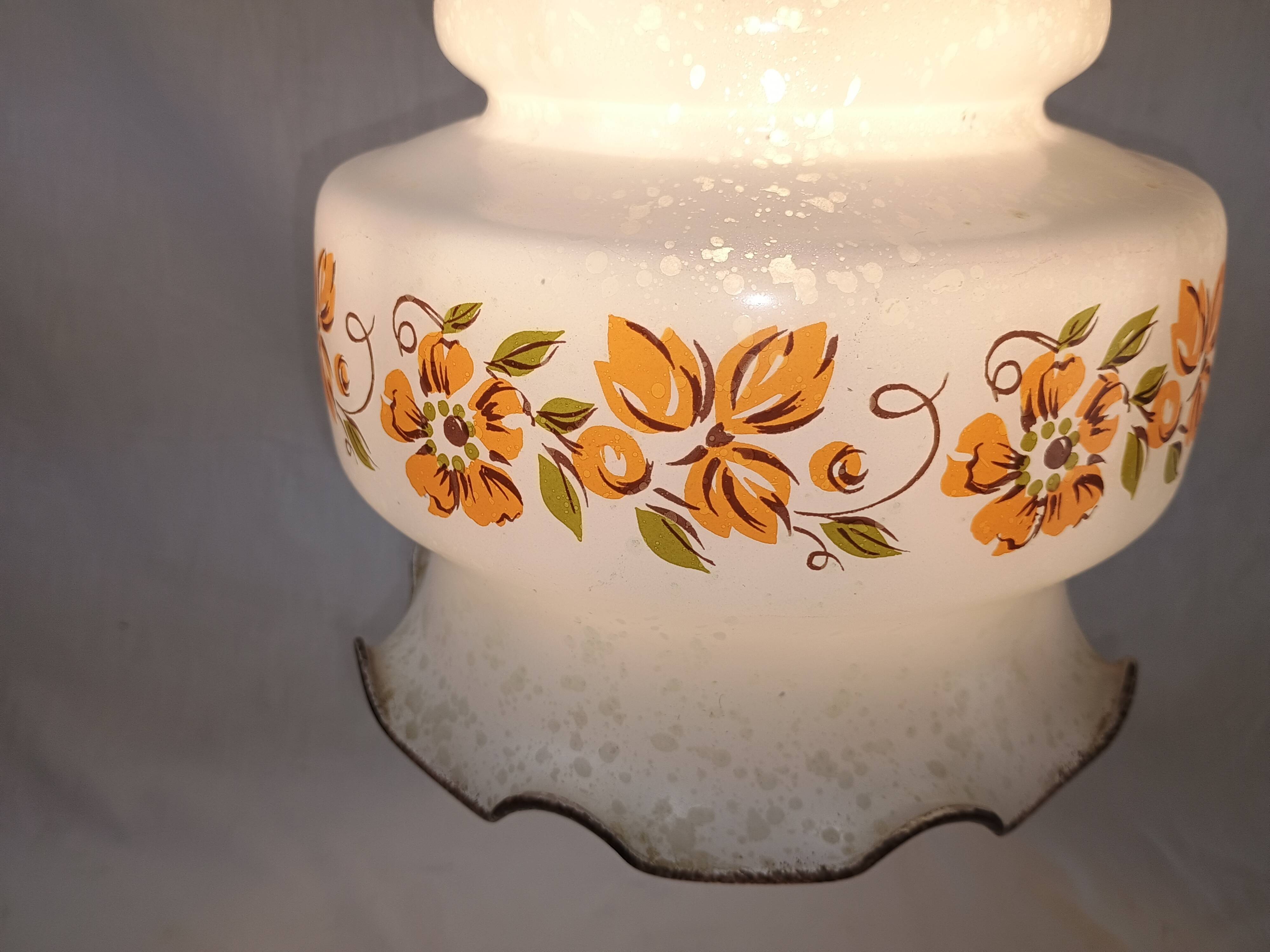 Authentic vintage pendant light from the 1950s–1960s, made in Italy