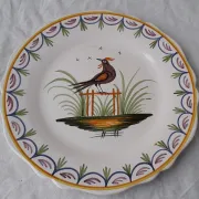 Assiettes en faïence