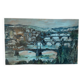 20th century city landscape