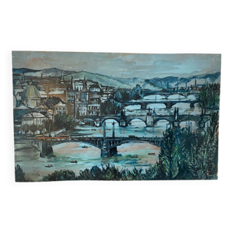 20th century city landscape