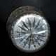 Richly cut crystal decanter and bevelled diamond engraved baccarat or saint-louis? trianon