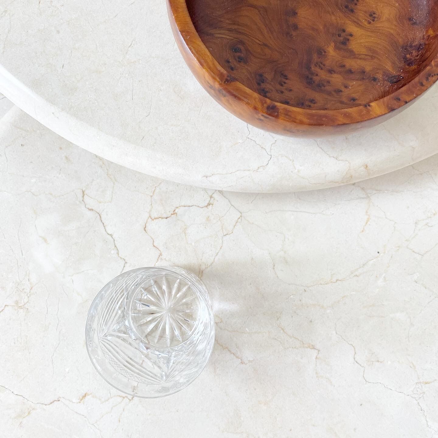 Marble trundle tables