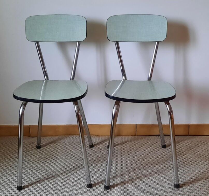 Lot of formica chairs