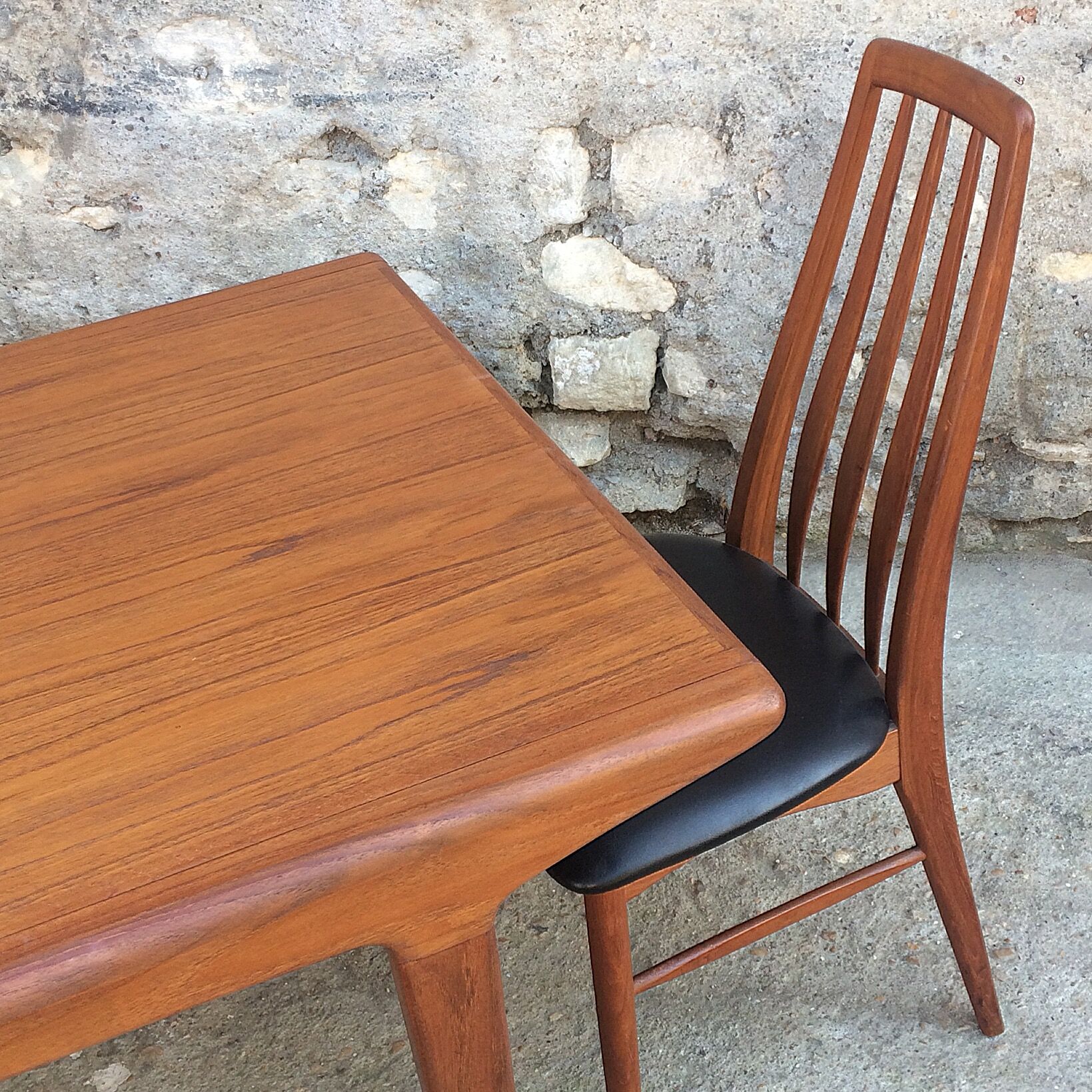 Table at Scandinavian meal 1960