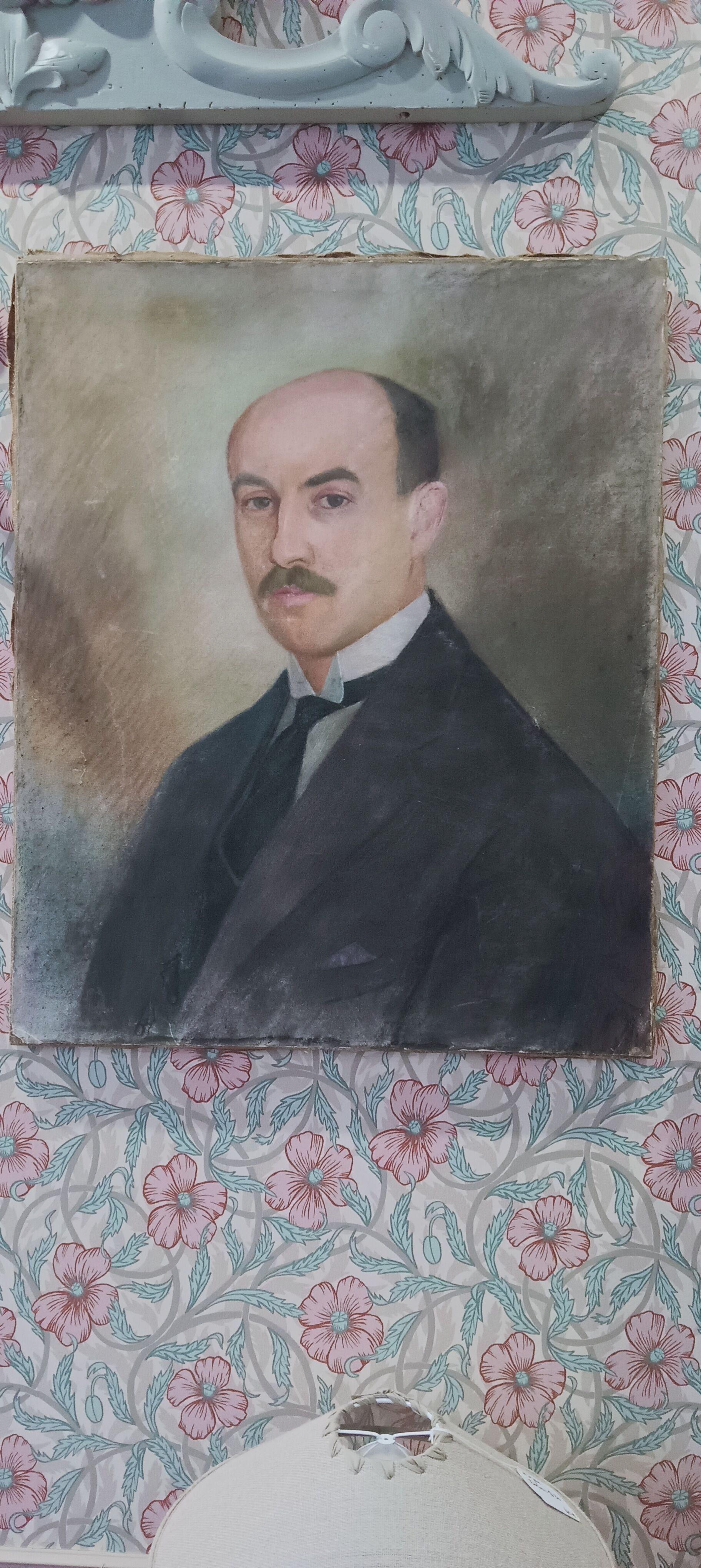 Pastel man portrait