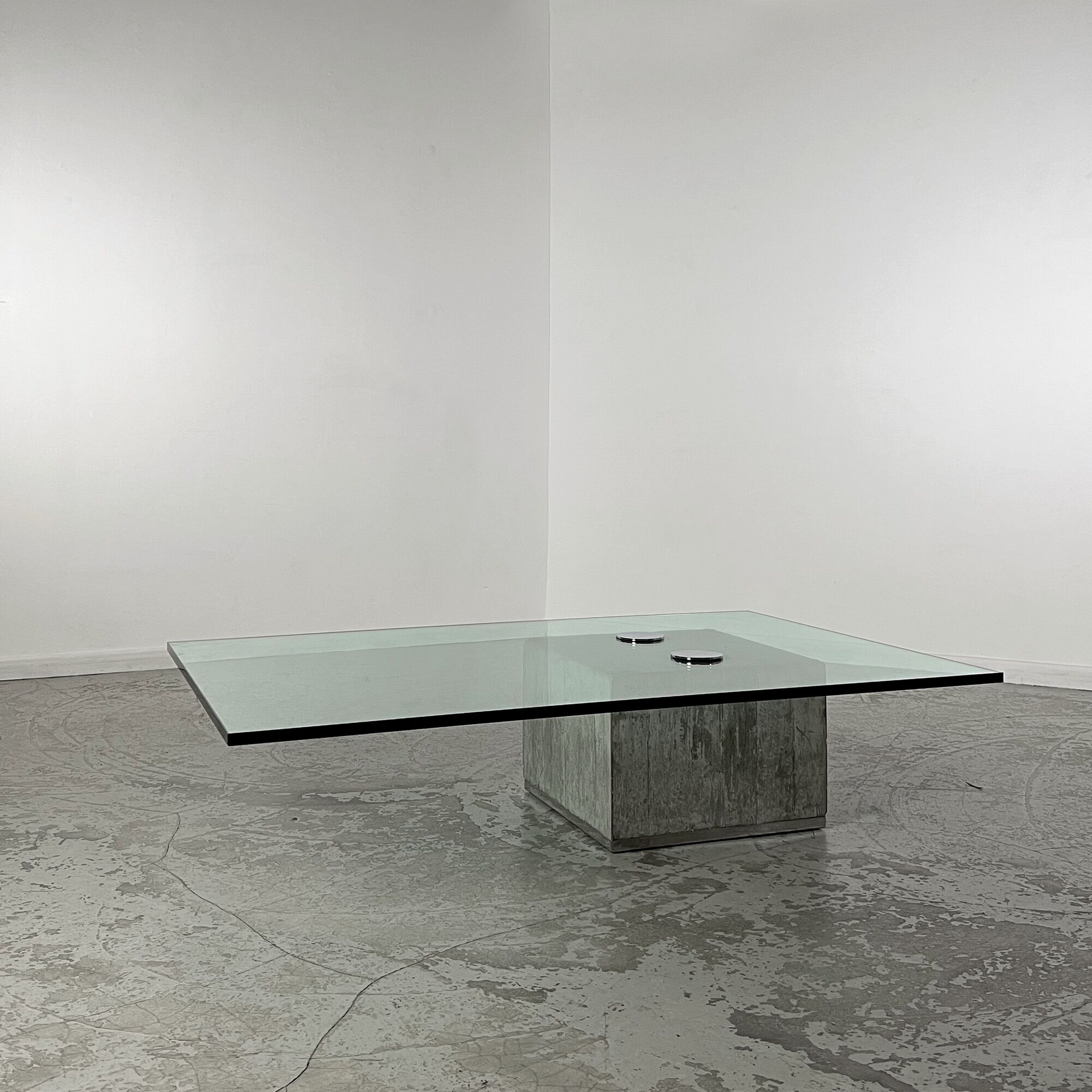 Table basse modèle Sapo par Sergio et Giorgio Saporiti pour Saporiti Italia années 70