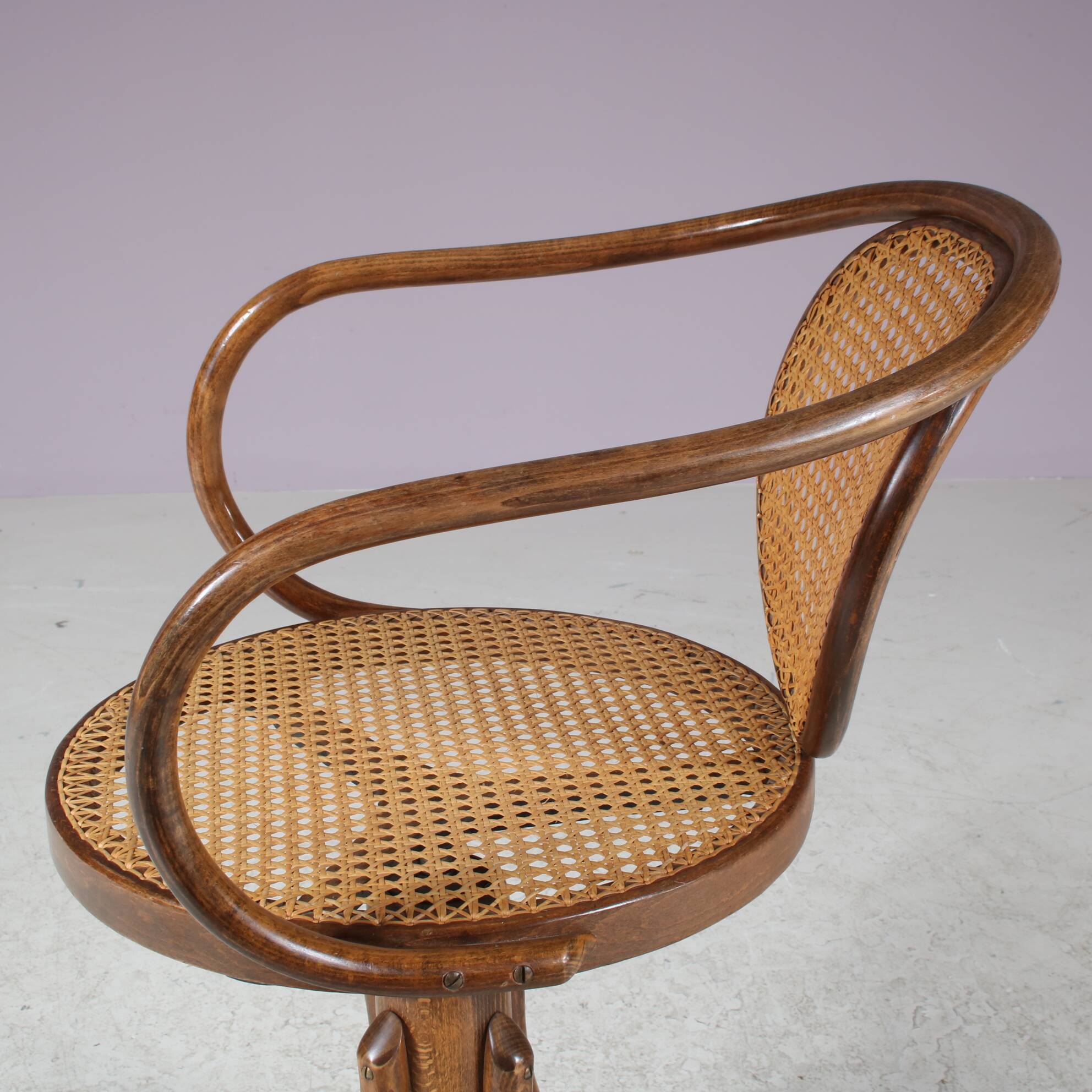1950s desk chair “5501” by Thonet for ZPM Radomsko, Poland
