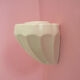 Old wall toothbrush holder or antique pencil holder, old ceramic brush pot