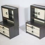 Modernist space age chest of drawers sideboard cabinet, 70s