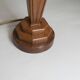 Table lamp 1930 art deco wood Verona marble